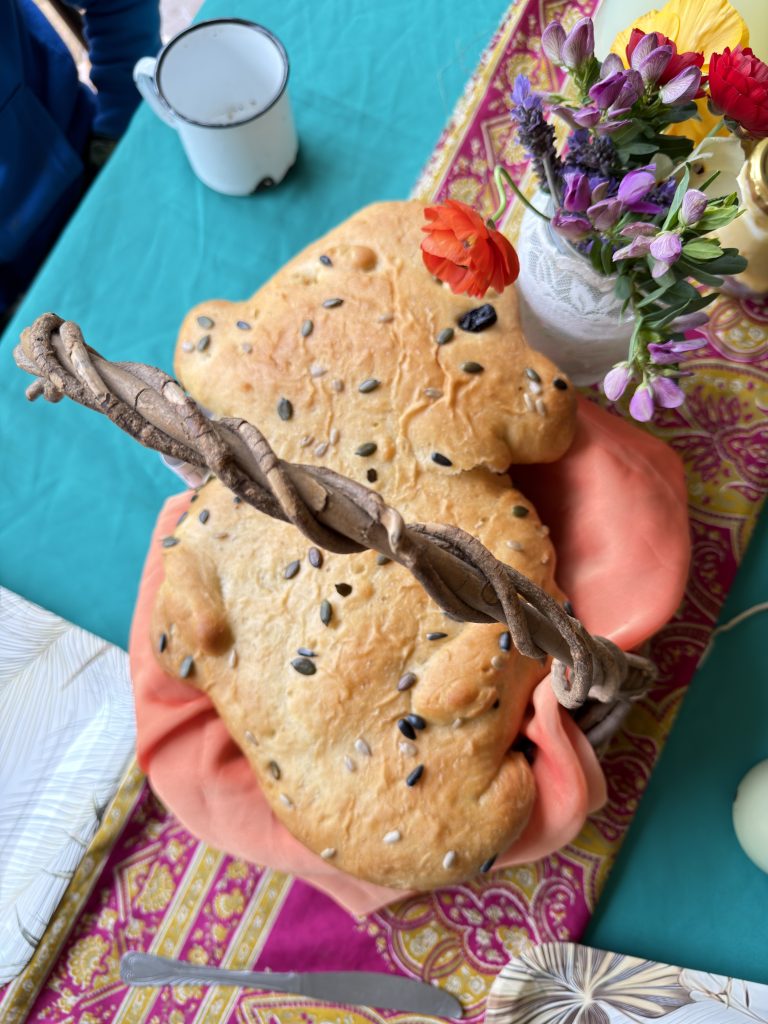 Dragon bread on the Michaelmas feast table
